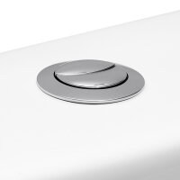 SAT FINE Stand-Kombi-WC Wasseranschluss links/rechts spülrandlos mit SoftClose WC-Sitz, weiß