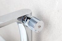 SAT EVOLUTION Hohe-Einhand-Waschtischbatterie Waschtischarmatur 27,7 cm, Chrom glänzend