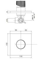 SAT EVOLUTION Unterputz Dusch-Brausebatterie Messing mit Einbaukörper, Chrom
