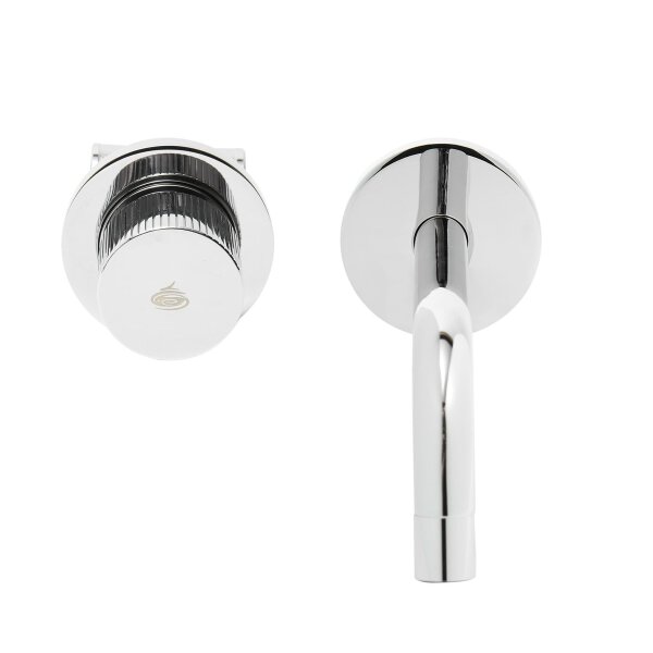 SAT EVOLUTION Unterputz-Waschtischarmatur chrom, Einhandmischer, Wandmontage, inkl. Einbaukörper