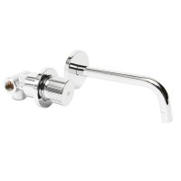 SAT EVOLUTION Unterputz-Waschtischarmatur chrom, Einhandmischer, Wandmontage, inkl. Einbaukörper