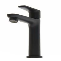 SAT Mood Einhebel-Waschtischarmatur 14 cm, Schwarz matt