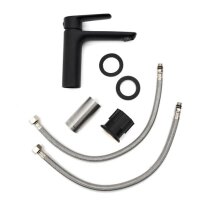 SAT Mood Einhebel-Waschtischarmatur 14 cm, Schwarz matt