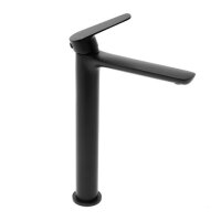 SAT MOOD Einhebel Waschtischarmatur Auslaufhöhe 23,5 cm, Schwarz matt