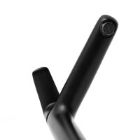 SAT MOOD Einhebel Waschtischarmatur Auslaufhöhe 23,5 cm, Schwarz matt