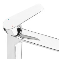 SAT MOOD Einhebel Waschticharmatur Auslaufhöhe 23,5 cm, Chrom