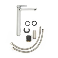 SAT MOOD Einhebel Waschticharmatur Auslaufhöhe 23,5 cm, Chrom