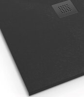 SAT ALEK Rechteckige Duschwanne Gussmarmor in verschiedenen Ausführungen