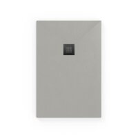 SAT ALEK Rechteckige Duschwanne Gussmarmor in verschiedenen Ausführungen