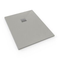 SAT ALEK Rechteckige Duschwanne Gussmarmor in verschiedenen Ausführungen