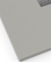 SAT ALEK Rechteckige Duschwanne Gussmarmor in verschiedenen Ausführungen