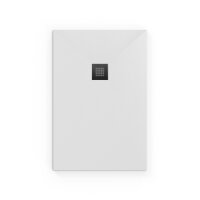 SAT ALEK Rechteckige Duschwanne Gussmarmor in verschiedenen Ausführungen