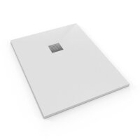 SAT ALEK Rechteckige Duschwanne Gussmarmor in verschiedenen Ausführungen