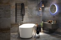 Cir Metallo nero Fliesen 2x (60 x 120 cm) 1,44 m² matt