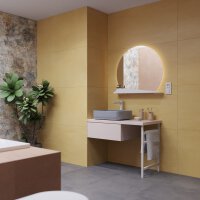 Timeline Einbruch der Nacht Fliesen 2x (60 x 120 cm) 1,44 m² graublau matt