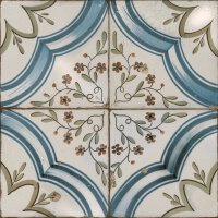 FS Raku Fliesen 5x (45 x 45 cm) 1 m² Farbmischung matt