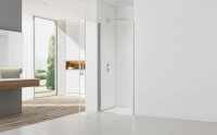 Swiss Aqua Technologies Fusion Nischentür Duschtür Walk-In 90 cm, Chrom