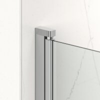Swiss Aqua Technologies Fusion Nischentür Duschtür Walk-In 90 cm, Chrom