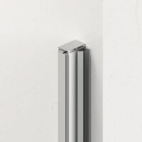 Swiss Aqua Technologies Fusion Nischentür Duschtür Walk-In 90 cm, Chrom