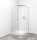 SAT Duschkabine Viertelkreis Eckdusche 90 x 90 cm, Chrom