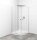 SAT Duschkabine Viertelkreis Eckdusche 90 x 90 cm, Chrom