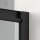 SAT TEX Rechteckige Duschkabine 120 x 80 cm mit Gleittür/Schiebetür, Schwarz matt