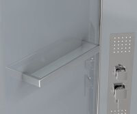 SAT Komplettdusche Viertelkreis 90x90 cm 6mm Sicherheitsglas, Chrom