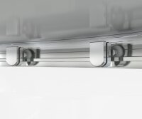 SAT Komplettdusche Viertelkreis 90x90 cm 6mm Sicherheitsglas, Chrom