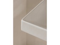 Roca Ona Hängewaschbecken 60 x 46 x 16 cm mit Überlauf und Hahnloch, weiß