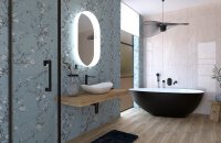 Fineza Glossy bosco crema Boden- und Wandfliese 60x120 cm 1,44m² poliert Marmor-Optik, beige