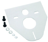 SAT Brevis Wand-WC mit SoftClose WC-Sitz und Grohe Vorwandelement Set für Trockenbau, weiß