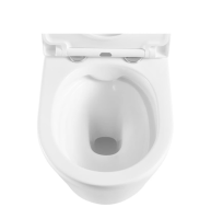 SAT Brevis Wand-WC mit SoftClose WC-Sitz und Grohe Vorwandelement Set für Trockenbau, weiß