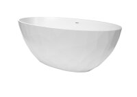 SAT Freistehende Badewanne aus Gussmarmor 167x82,3 cm...