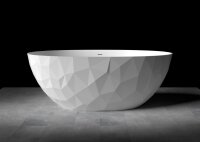 SAT Freistehende Badewanne aus Gussmarmor 167x82,3 cm...