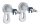GROHE Rapid SL Vorwandelement Urinal-Set + ROCA NEXO Urinal mit SoftClose-Deckel, Betätigungsplatte, Wandwinkel & Urinalsieb, Weiß