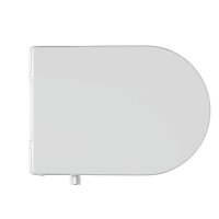 SAT WC-Sitz mit Bidet-Funktion Absenkautomatik Dusch-WC-Aufsatz ohne Stromverbrauch, weiß