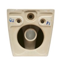 Swiss Aqua Technologies Wand-WC-Set mit Tornado-Spülung und WC-Sitz mit SoftClose + Schallschutz, glänzend weiß