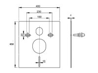 Swiss Aqua Technologies Wand-WC-Set mit Tornado-Spülung und WC-Sitz mit SoftClose + Schallschutz, glänzend weiß