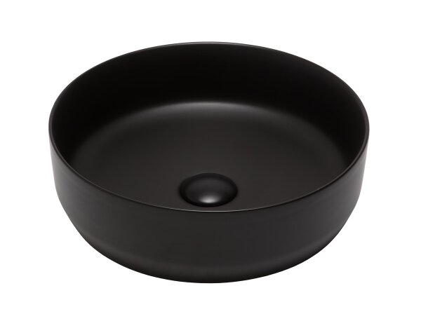 SAT LOFTY Waschschale Ø 39cm x 12h, schwarz matt