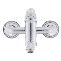 Provence Wannenarmatur Retro-Design Wandmontage, 150 mm...