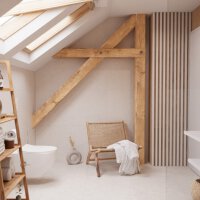 SAT Aquacare Wand-Dusch-WC Flush 2.0 mit Bidetfunktion und VitrA integrierter Thermostatarmatur und SoftClose TakeOff WC-Sitz, weiß