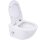 SAT Aquacare Wand-Dusch-WC Flush 2.0 mit Bidetfunktion und VitrA integrierter Thermostatarmatur und SoftClose TakeOff WC-Sitz, weiß