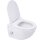 SAT Aquacare Wand-Dusch-WC Flush 2.0 mit Bidetfunktion und VitrA integrierter Thermostatarmatur und SoftClose TakeOff WC-Sitz, weiß