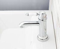 SAT Nostalgie Einhebel-Waschtischarmatur, verchromt