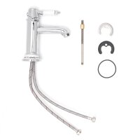 SAT Nostalgie Einhebel-Waschtischarmatur, verchromt